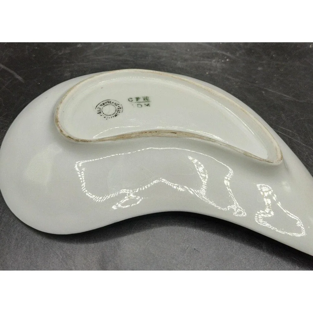 Vintage CFH Haviland Limoges Bone Dish Set Of 5 Floral *As-Is*